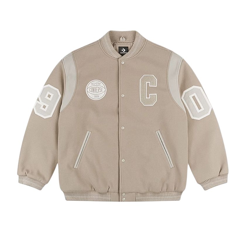 Премиальная бейсбольная куртка Converse, винтажный коричневый
Премиальная бейсбольная куртка Converse, винтажный коричневый