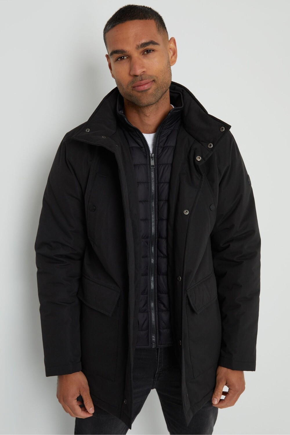 Водонепроницаемое пальто с воротником стойкой Threadbare, черный
Водонепроницаемое пальто с воротником стойкой Threadbare, черный