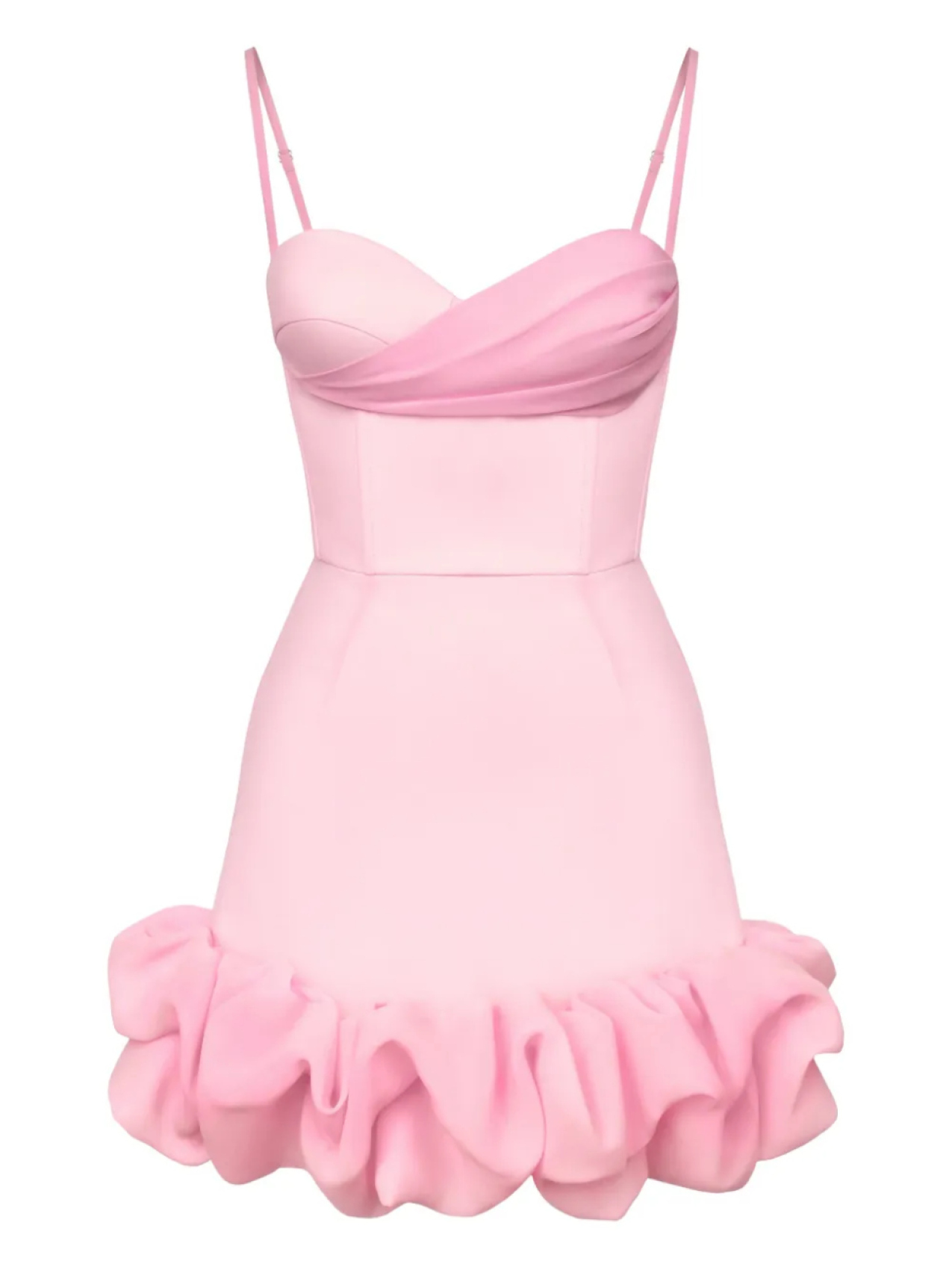 POST MERIDIEM платье мини с драпировкой и оборками, розовый
POST MERIDIEM платье мини с драпировкой и оборками, розовый