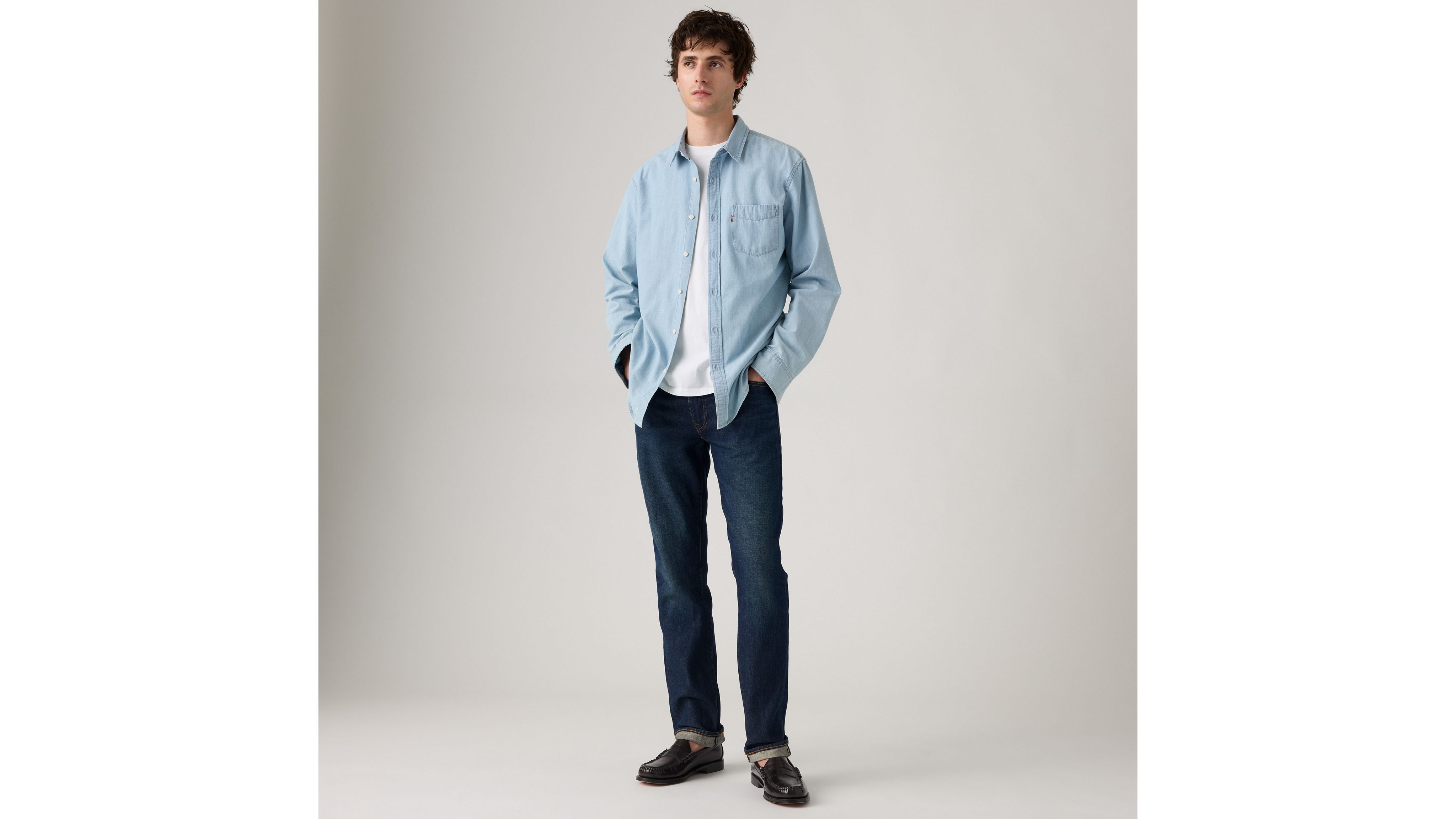 511 Узкие мужские джинсы с кромкой Levi's, Sneaker Wave - Dark Wash
511 Узкие мужские джинсы с кромкой Levi's, Sneaker Wave - Dark Wash