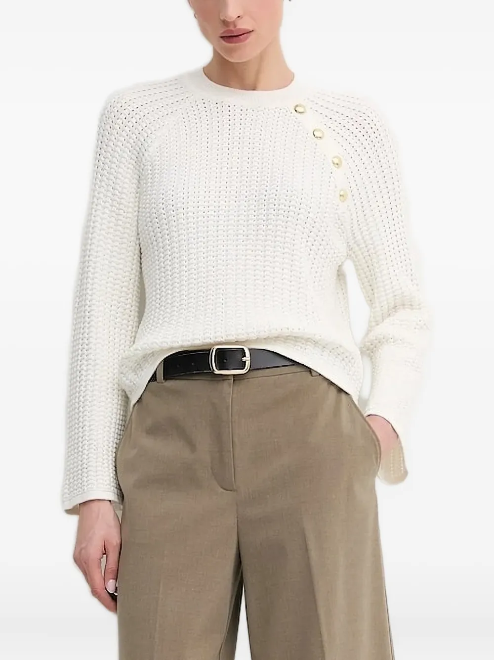 Трикотажный топ с пуговицами «Анжела» Barbour, белый
Трикотажный топ с пуговицами «Анжела» Barbour, белый