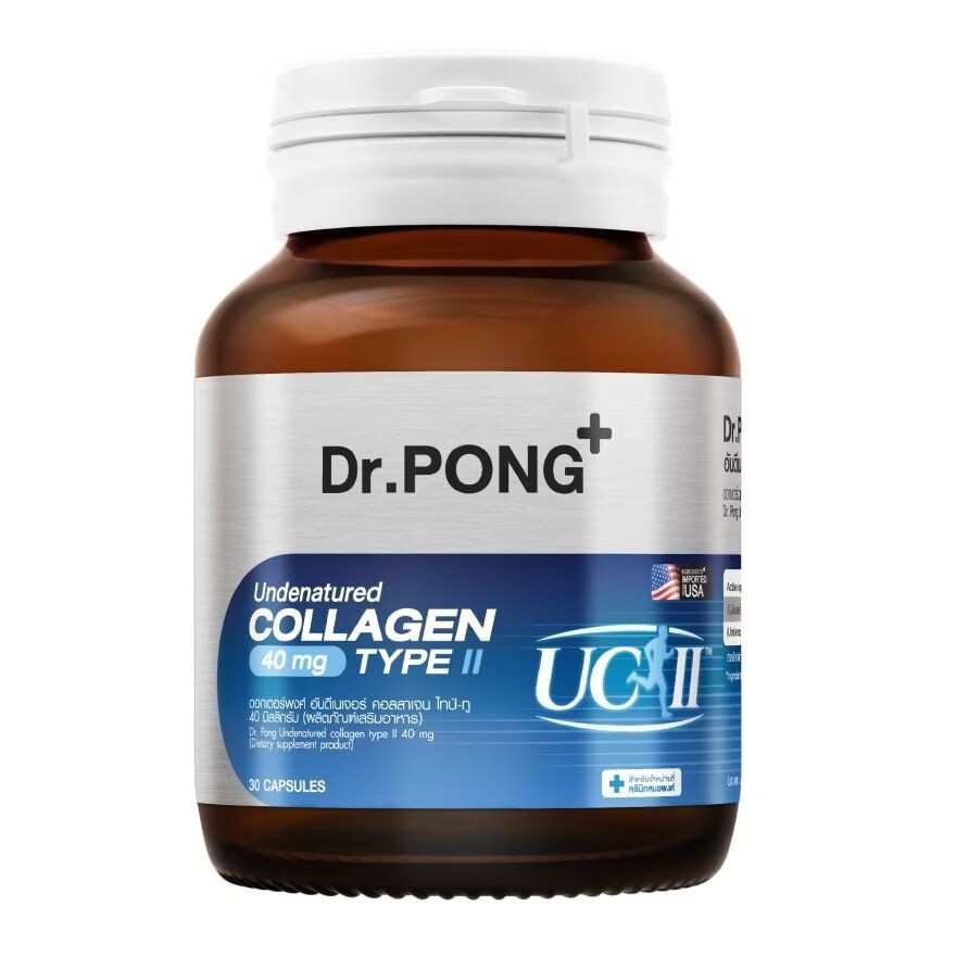 Dr.pong Dr.Pong Неденатурированный коллаген типа II 40 мг. (Диетическая добавка) 30 капсул, Blue
Dr.pong Dr.Pong Неденатурированный коллаген типа II 40 мг. (Диетическая добавка) 30 капсул, Blue