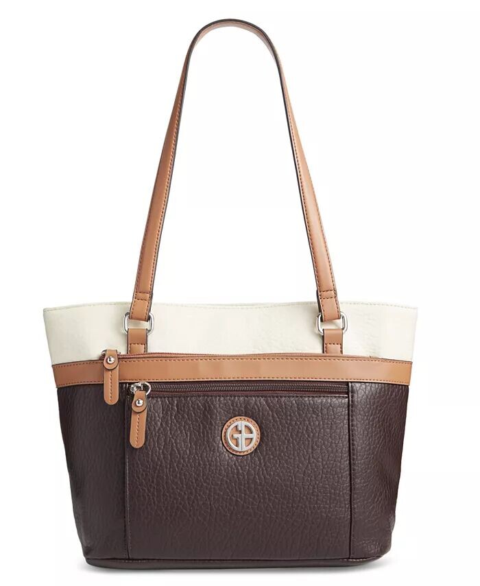 Сумка-тоут с цветными блоками Giani Bernini, коричневый
Сумка-тоут с цветными блоками Giani Bernini, коричневый