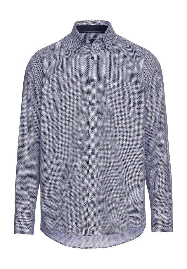 Повседневная рубашка удобного кроя с длинным рукавом и воротником на пуговицах Casamoda, синий
Повседневная рубашка удобного кроя с длинным рукавом и воротником на пуговицах Casamoda, синий