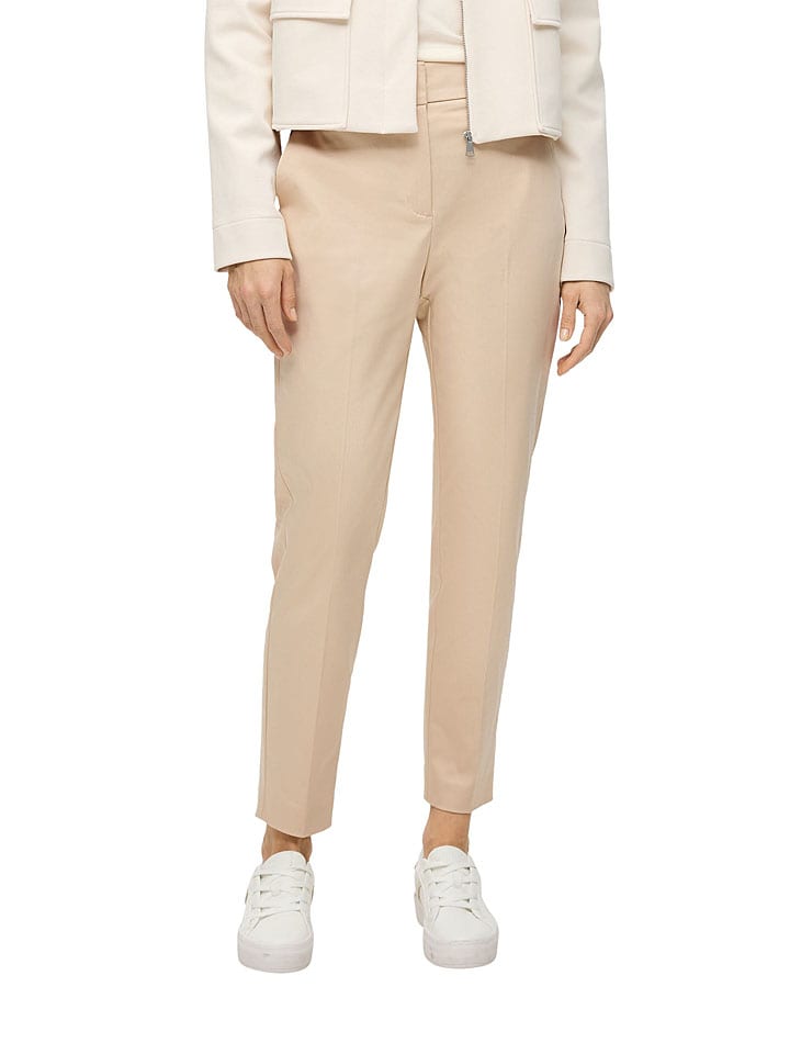 Тканевые брюки s.Oliver, бежевый
Тканевые брюки s.Oliver, бежевый