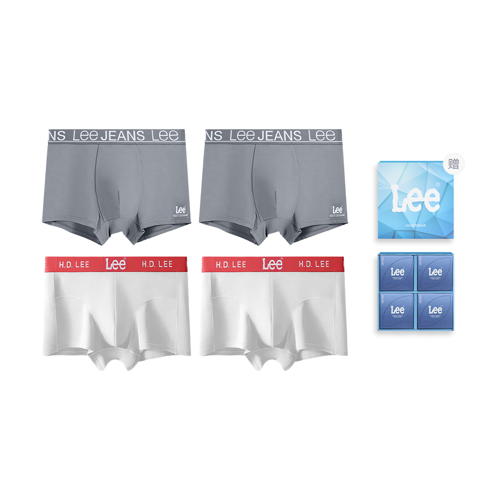 Lee Sunset 5.0 подарочный набор мужского белья 4 шт
Lee Sunset 5.0 подарочный набор мужского белья 4 шт