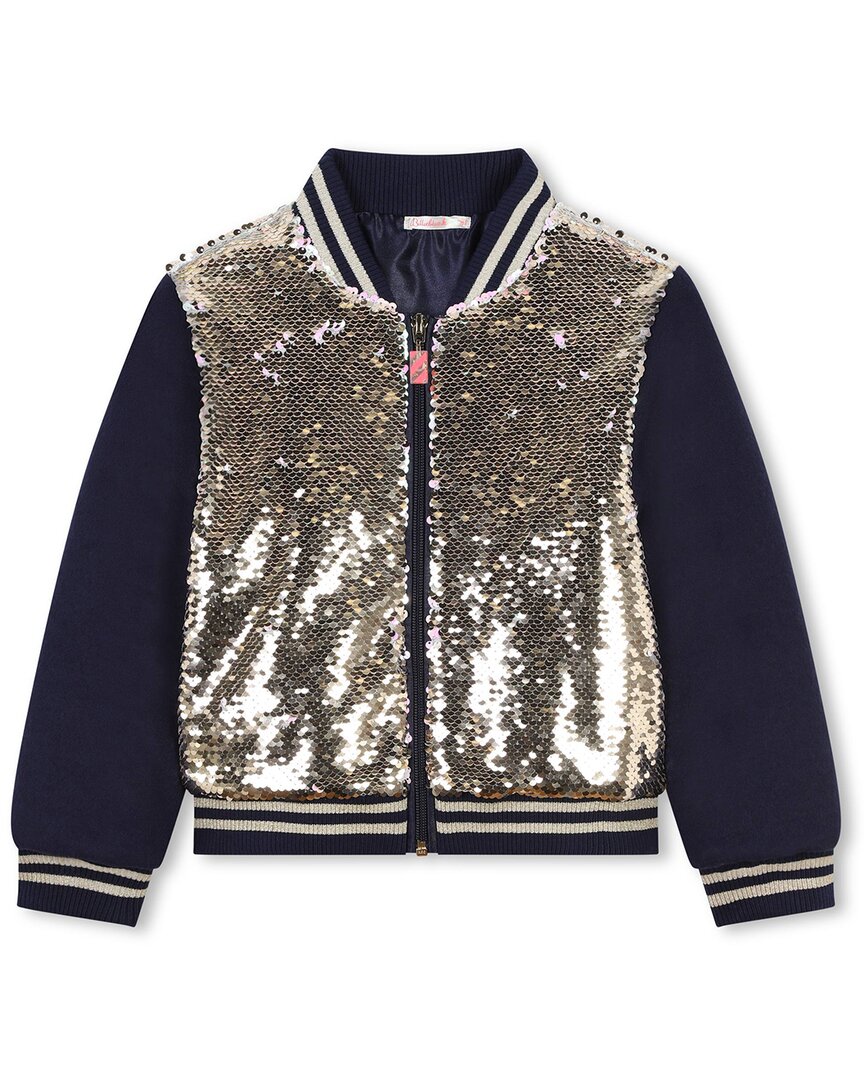 Двусторонняя куртка Billieblush с пайетками и застежкой-молнией, синий
Двусторонняя куртка Billieblush с пайетками и застежкой-молнией, синий