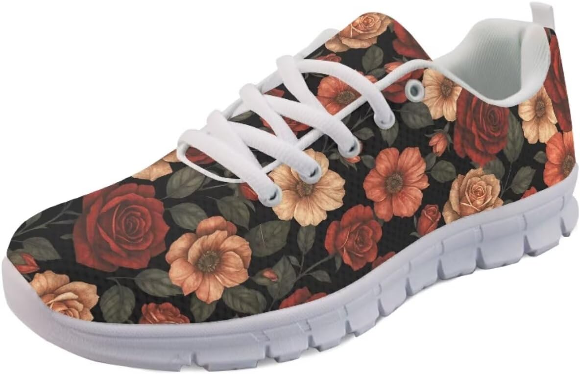 Кроссовки Forchrinse для женщин и мужчин, повседневные обувь на шнуровке, дышащие легкие теннисные кроссовки для тренировок и ходьбы, Skeleton Flower Printed
Кроссовки Forchrinse для женщин и мужчин, повседневные обувь на шнуровке, дышащие легкие теннисные кроссовки для тренировок и ходьбы, Skeleton Flower Printed