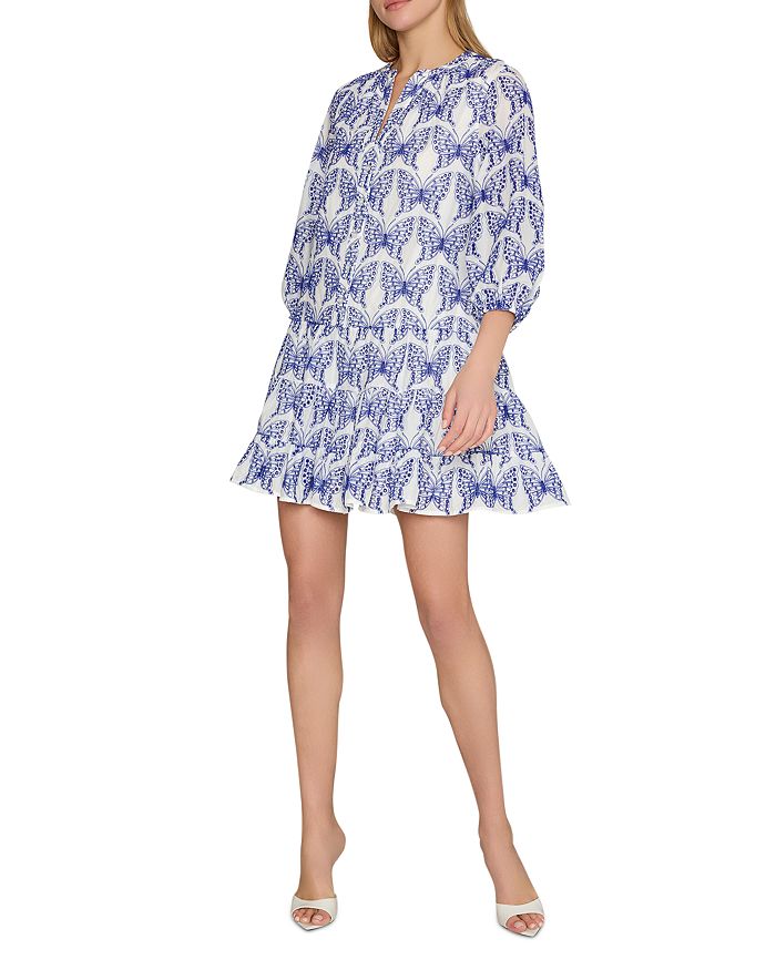 Многослойное мини-платье с бабочками и ажурными отверстиями MILLY, синий
Многослойное мини-платье с бабочками и ажурными отверстиями MILLY, синий