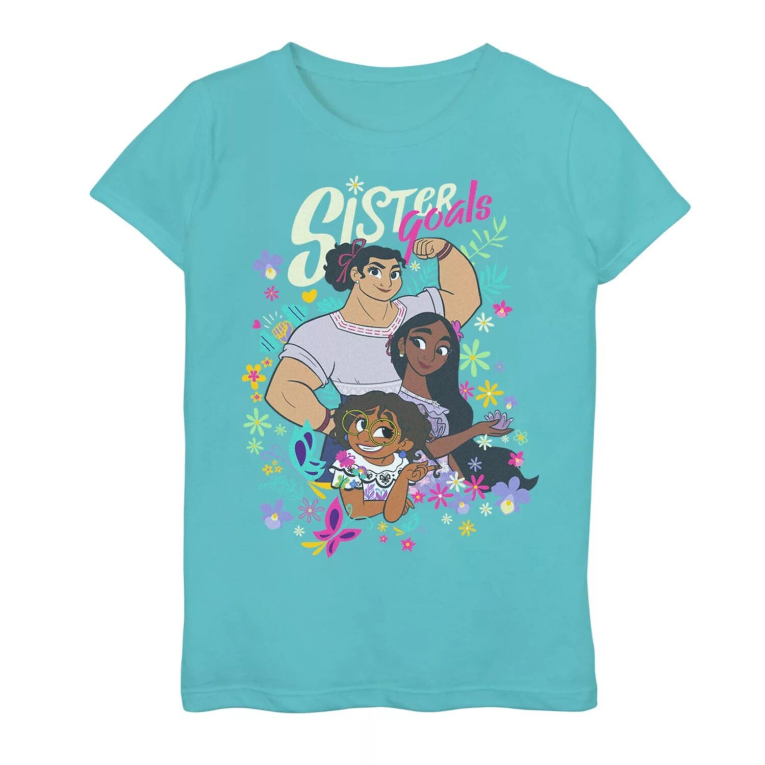 Футболка с изображением портрета Disney's Encanto для девочек 7–16 лет Sister Goals Disney
Футболка с изображением портрета Disney's Encanto для девочек 7–16 лет Sister Goals Disney