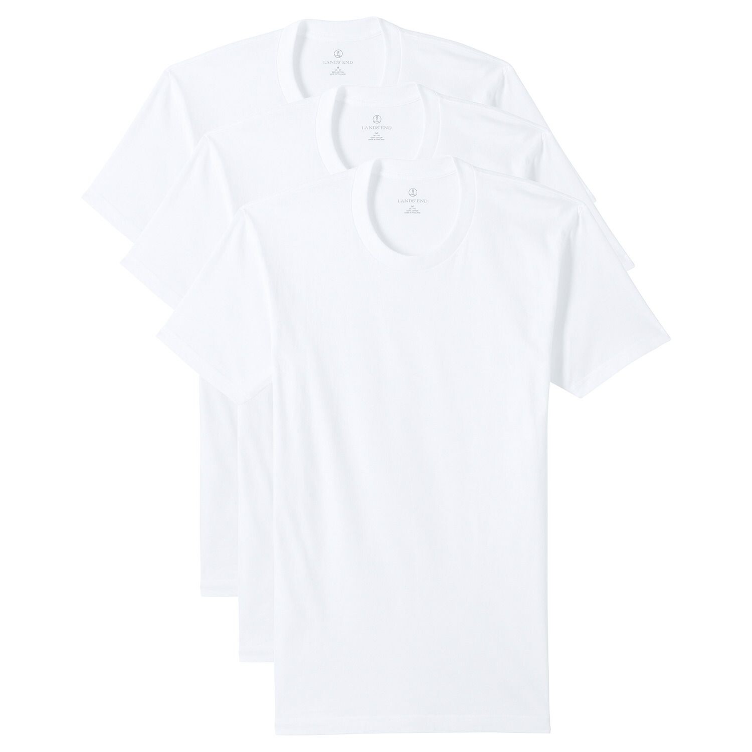 Мужская футболка Lands End с круглым вырезом (3 шт.) Lands' End
Мужская футболка Lands End с круглым вырезом (3 шт.) Lands' End