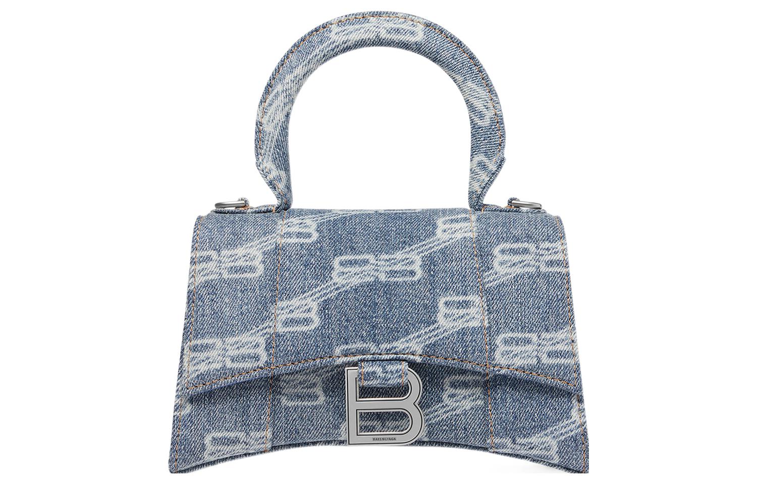 Balenciaga Сумка кросс-боди Monogram Hourglass Denim Extra Small женская синяя
Balenciaga Сумка кросс-боди Monogram Hourglass Denim Extra Small женская синяя