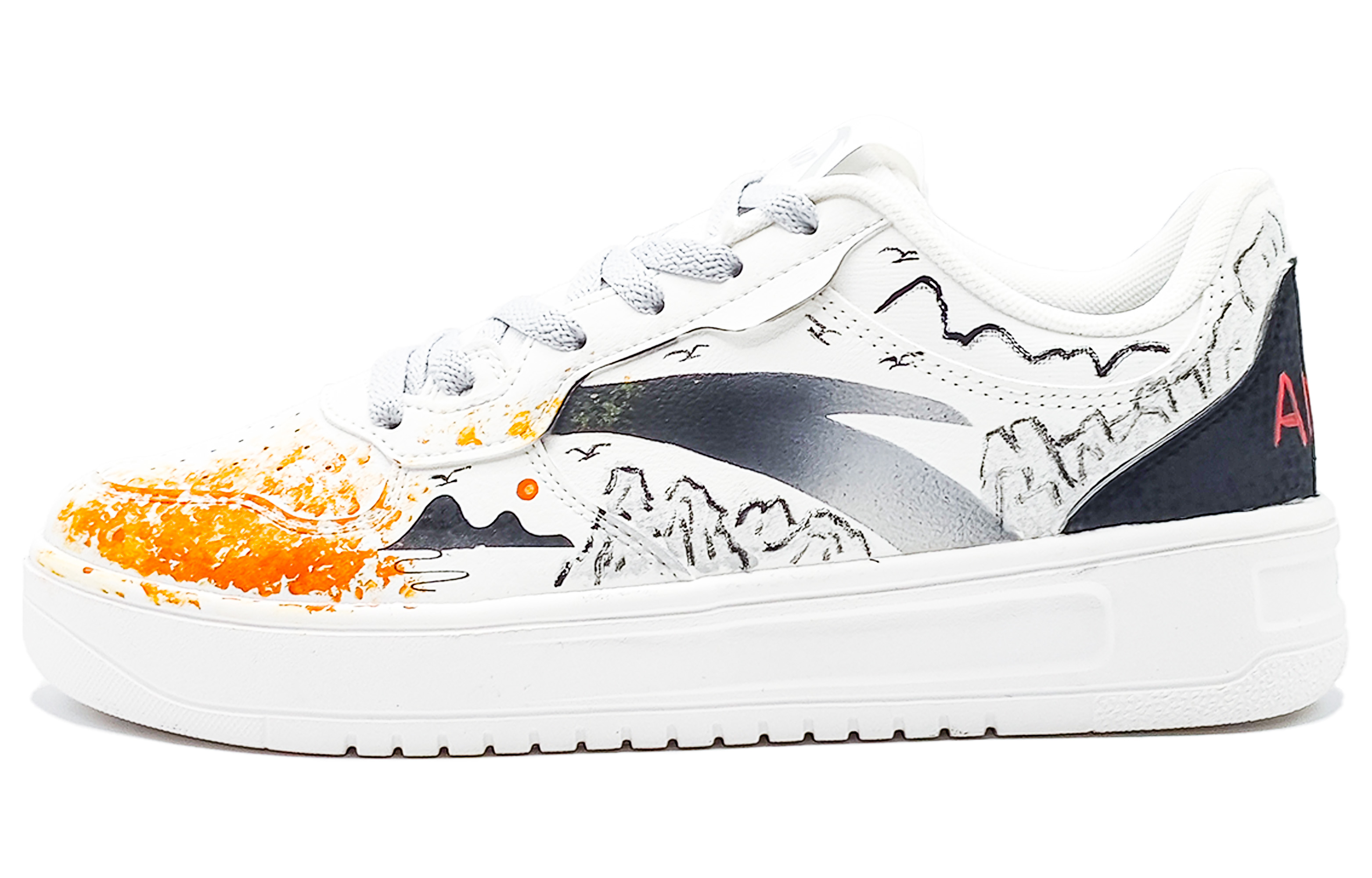 ANTA Комфортные, нескользящие, амортизирующие, низкие, мужские, кроссовки для скейтбординга, черно-белые
ANTA Комфортные, нескользящие, амортизирующие, низкие, мужские, кроссовки для скейтбординга, черно-белые