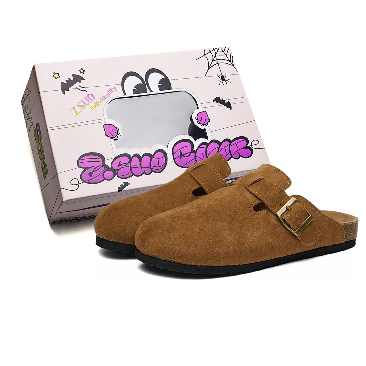 Z.SUO Тихие, устойчивые к запаху, быстросохнущие закрытые тапочки унисекс - каштан, цвет Chestnut 
Z.SUO Тихие, устойчивые к запаху, быстросохнущие закрытые тапочки унисекс - каштан, цвет Chestnut