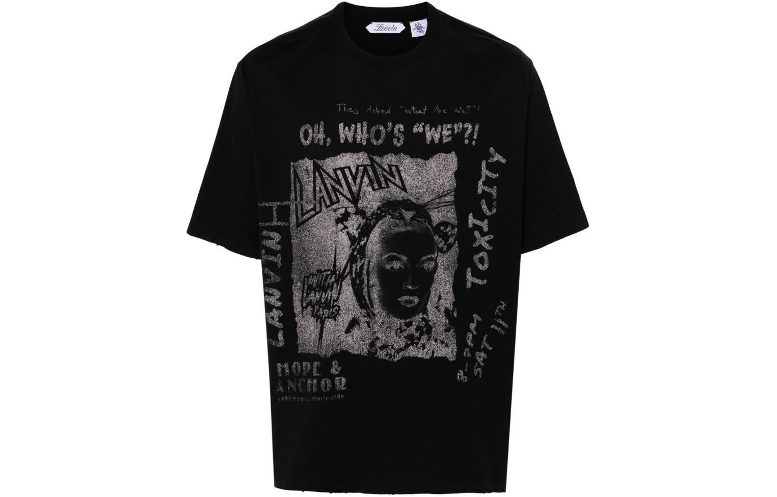 Lanvin Футболка Future Graphic SS24 мужская black
Lanvin Футболка Future Graphic SS24 мужская black