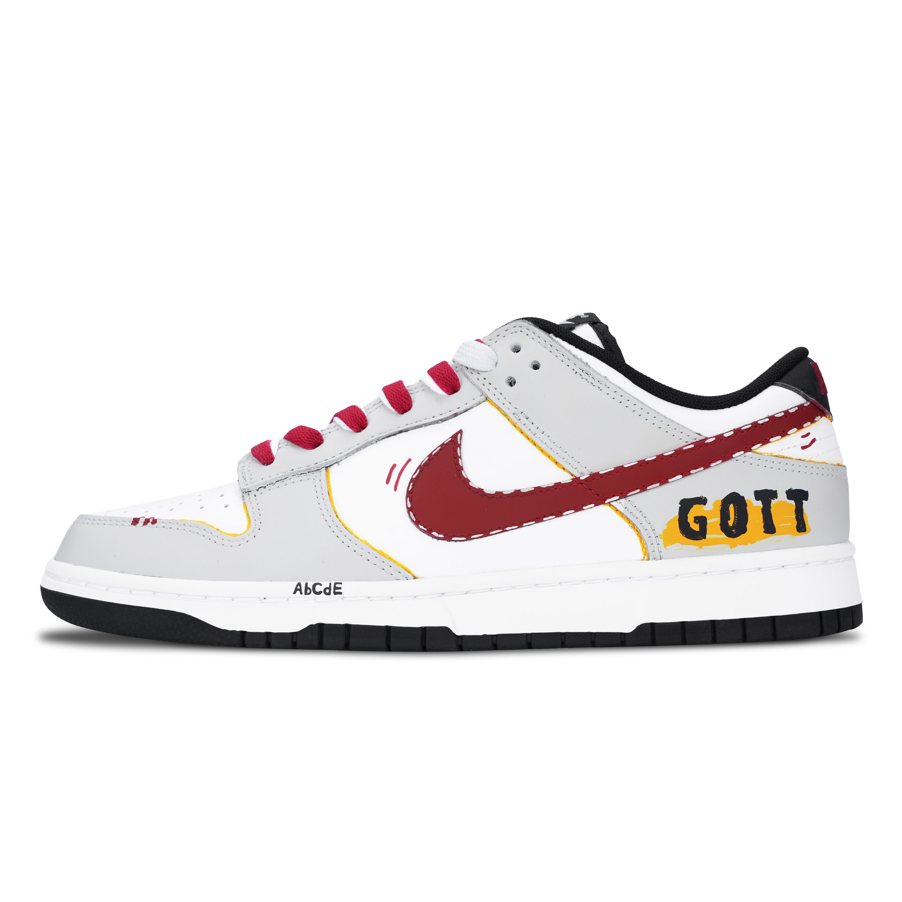 Nike Кроссовки для скейтбординга Dunk, износостойкие, серо-белые, мужские
Nike Кроссовки для скейтбординга Dunk, износостойкие, серо-белые, мужские