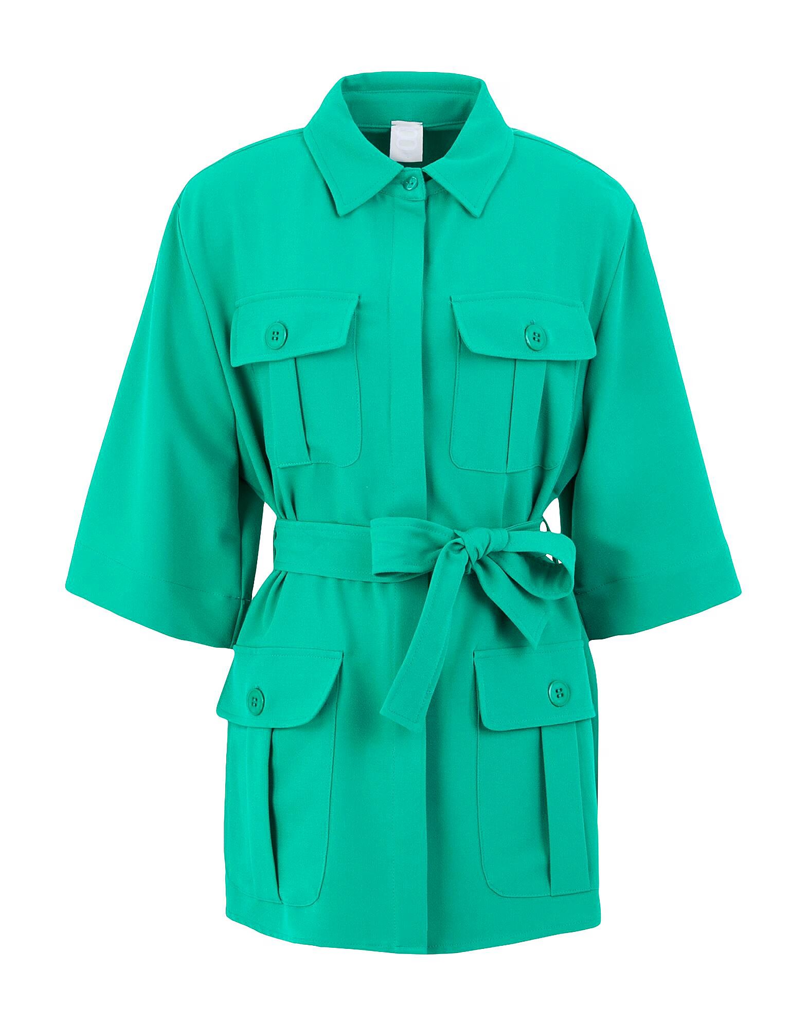 Рубашка Crêpe Safari Shacket 8 By Yoox, изумрудно-зеленый
Рубашка Crêpe Safari Shacket 8 By Yoox, изумрудно-зеленый