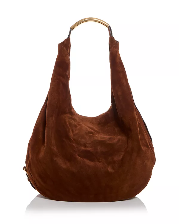 Большая замшевая сумка через плечо Handle me Moschino, коричневый
Большая замшевая сумка через плечо Handle me Moschino, коричневый