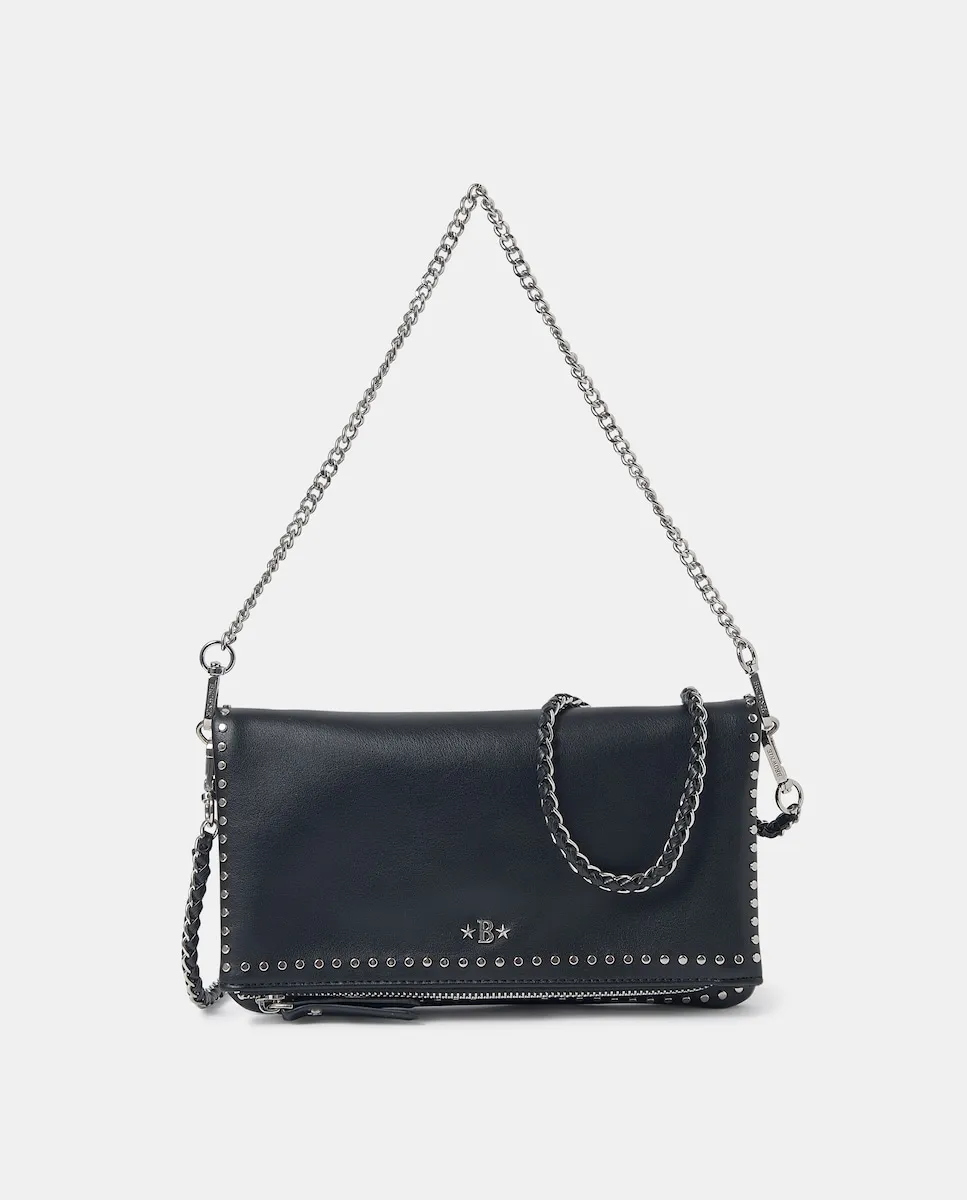 Черная сумка через плечо с шипами Brownie, черный
Черная сумка через плечо с шипами Brownie, черный