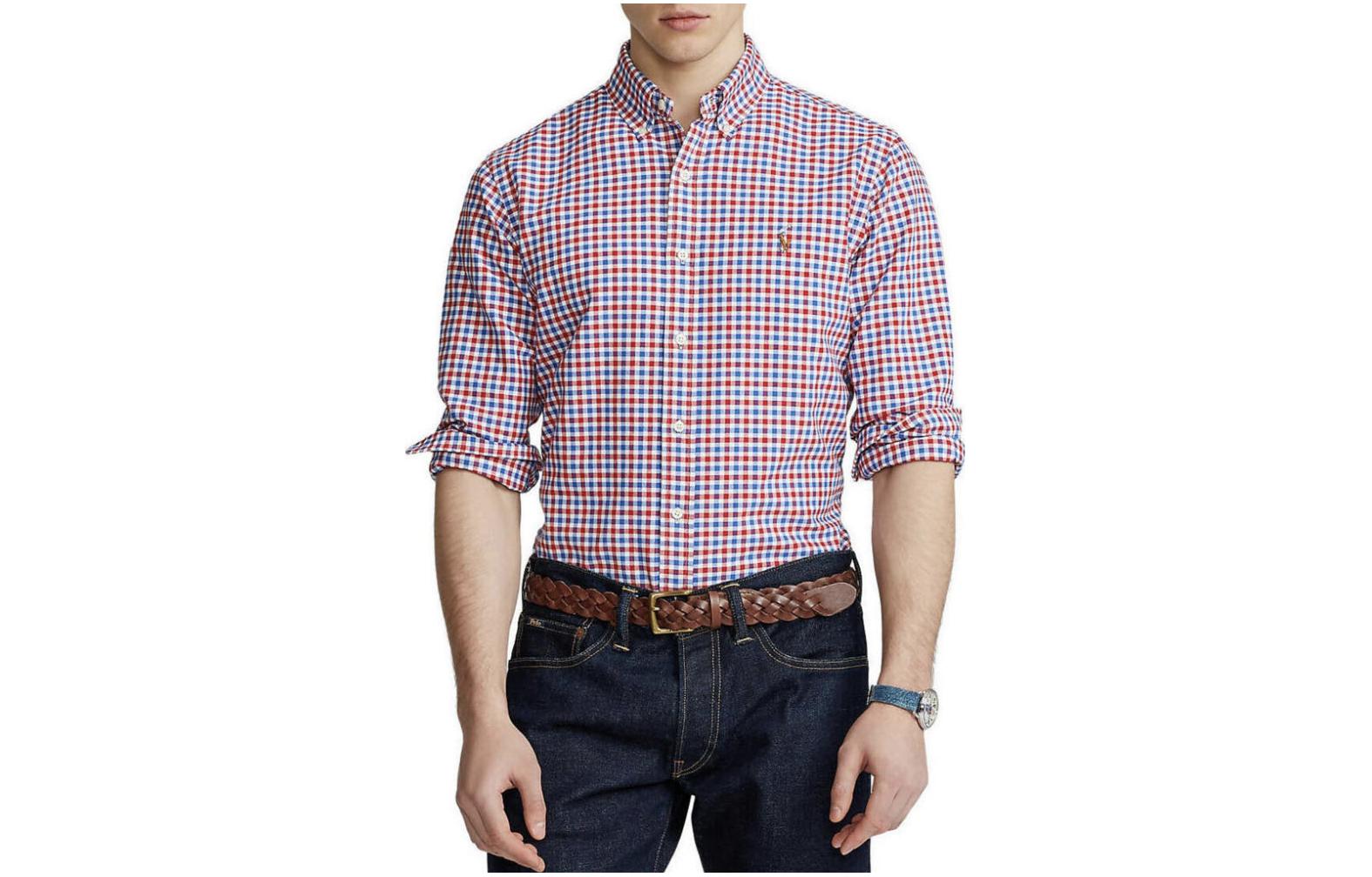 Polo Ralph Lauren Мужская красная рубашка
Polo Ralph Lauren Мужская красная рубашка