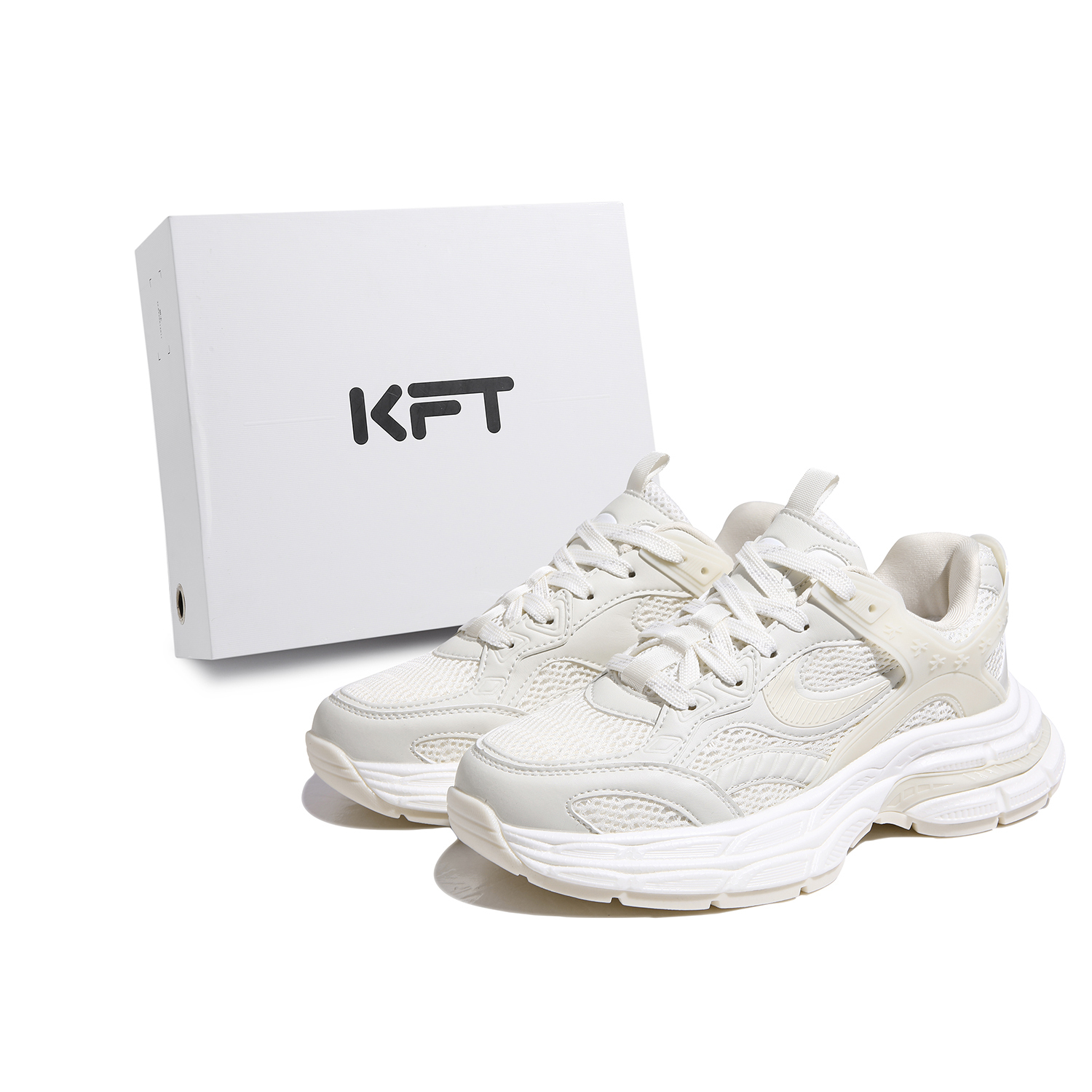 KFT Лунное сияние противоскользящие износостойкие утолщенные низкие кеды на платформе унисекс экрю, цвет Ecru
KFT Лунное сияние противоскользящие износостойкие утолщенные низкие кеды на платформе унисекс экрю, цвет Ecru