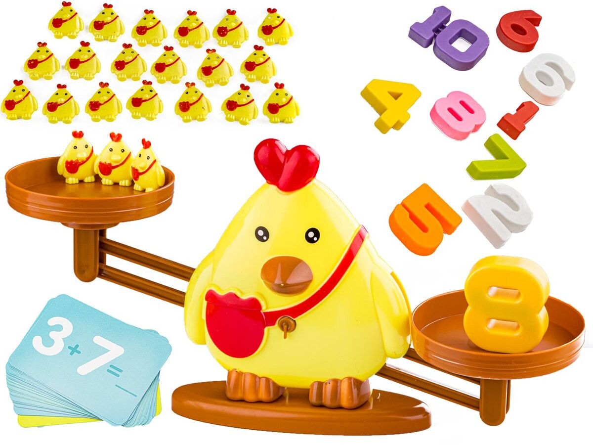 Весы для обучения счету, развивающая игра, Baby Box PakaNiemowlaka
Весы для обучения счету, развивающая игра, Baby Box PakaNiemowlaka