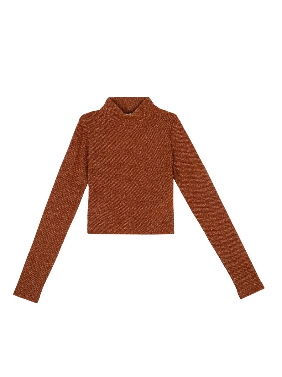 Лонгслив Koton Shirt, коричневый 
Лонгслив Koton Shirt, коричневый