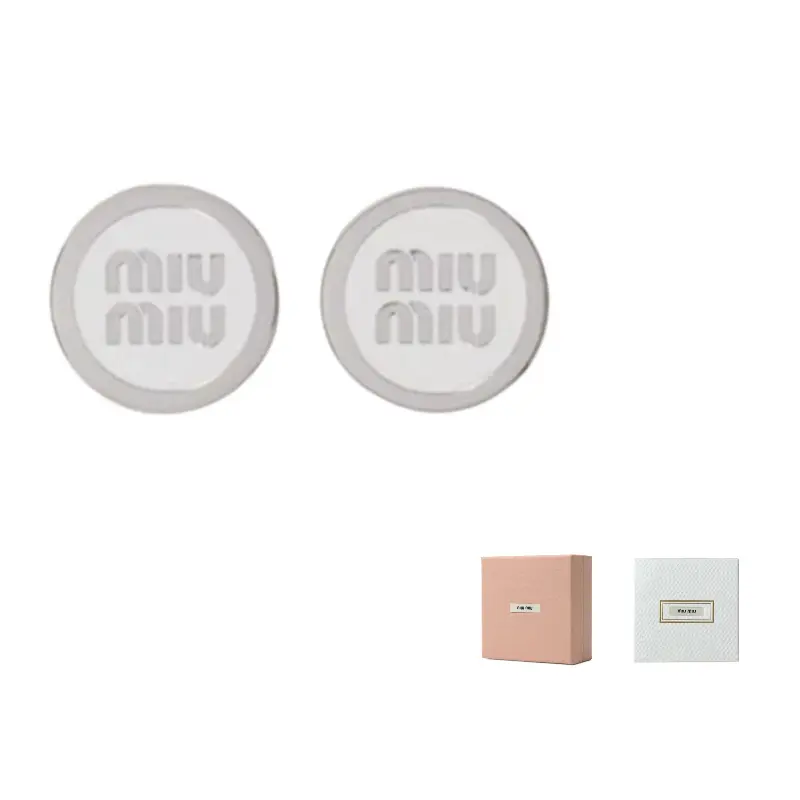 MIU MIU Серебряные серьги-гвоздики White
MIU MIU Серебряные серьги-гвоздики White