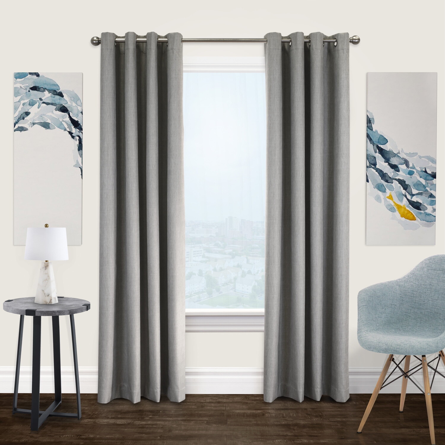 Панель для штор Noel Total Blackout с люверсами 52 x 95 дюймов серого цвета Loft Living, цвет Greige
Панель для штор Noel Total Blackout с люверсами 52 x 95 дюймов серого цвета Loft Living, цвет Greige