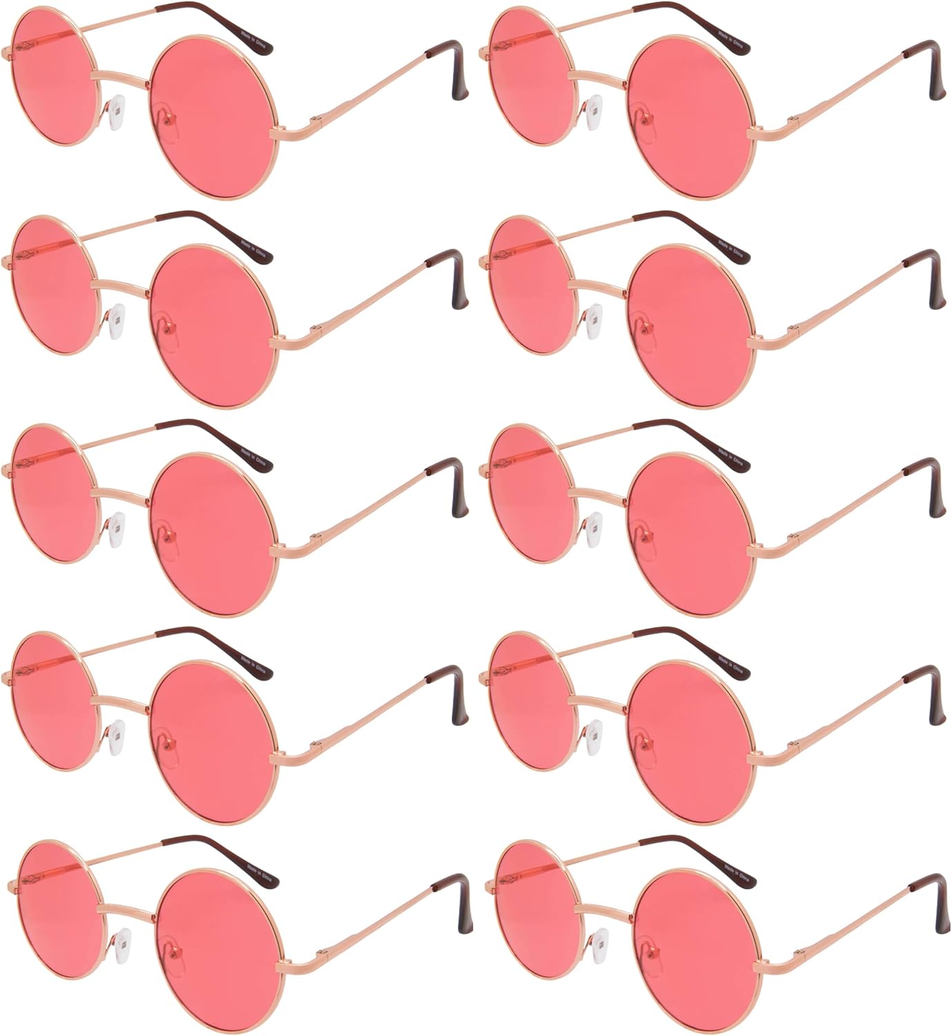 OWL, набор из 10 круглых солнцезащитных очков в стиле ретро-винтаж с прозрачными, тонированными и зеркальными линзами 43 и 56 мм, металлическая оправа, 43 Mm Gold / Red Tint
OWL, набор из 10 круглых солнцезащитных очков в стиле ретро-винтаж с прозрачными, тонированными и зеркальными линзами 43 и 56 мм, металлическая оправа, 43 Mm Gold / Red Tint