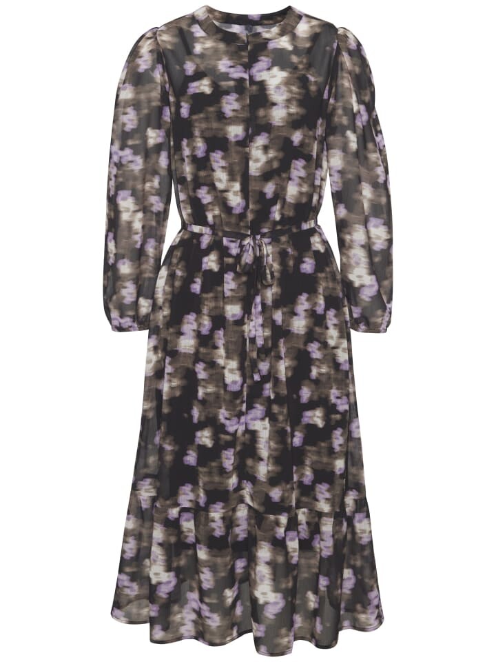 Длинное платье LASCANA Midi, цвет schwarz-lila bedruckt 
Длинное платье LASCANA Midi, цвет schwarz-lila bedruckt