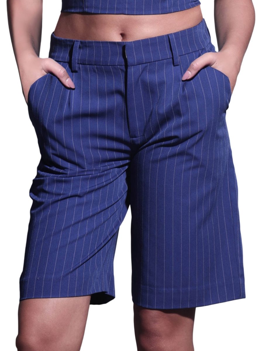 Шорты-бермуды Tristan в тонкую полоску Walter Baker, цвет Royal Blue
Шорты-бермуды Tristan в тонкую полоску Walter Baker, цвет Royal Blue