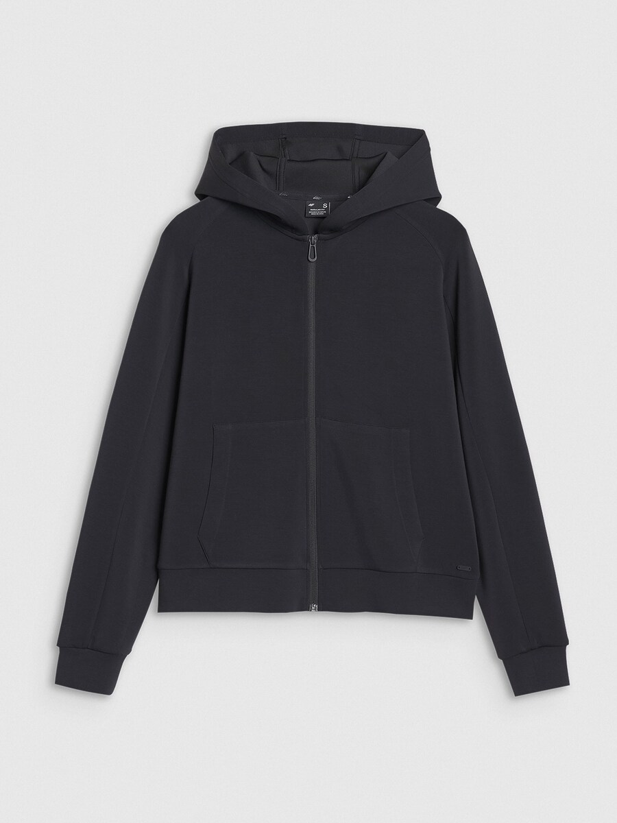 Спортивная толстовка с капюшоном на молнии 4F, черный 
Спортивная толстовка с капюшоном на молнии 4F, черный