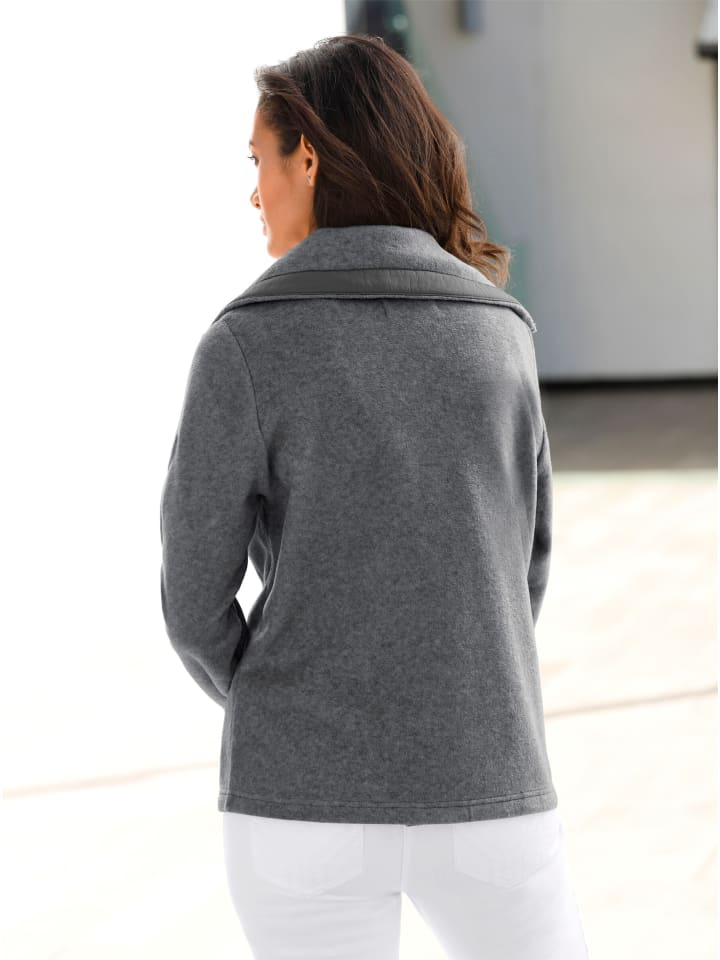 Флисовая куртка темно-серого меланжевого цвета WITT WEIDEN
Флисовая куртка темно-серого меланжевого цвета WITT WEIDEN