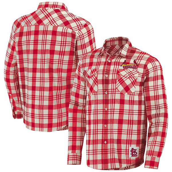 Мужская красная фланелевая рубашка на пуговицах St Louis Cardinals в клетку Darius Rucker Collection By Fanatics
Мужская красная фланелевая рубашка на пуговицах St Louis Cardinals в клетку Darius Rucker Collection By Fanatics