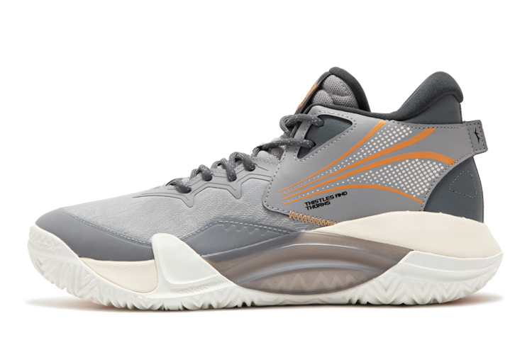 Кроссовки баскетбольные Thorns мужские Mid Top Zinc Iron Gray/Intense Orange 361°
Кроссовки баскетбольные Thorns мужские Mid Top Zinc Iron Gray/Intense Orange 361°