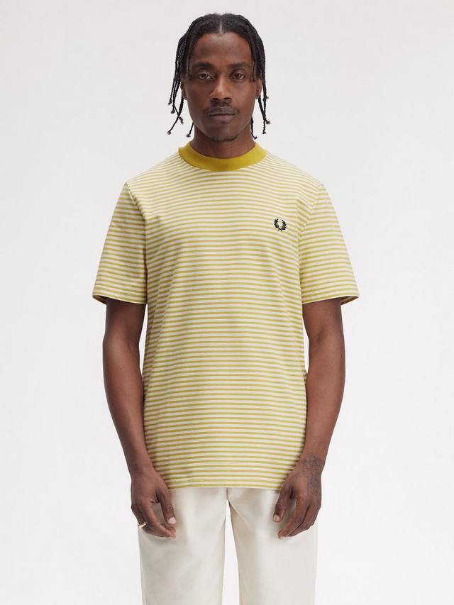 Хлопковая футболка Regular Fit с коротким рукавом и тонкой полоской Fred Perry, Honeycomb
Хлопковая футболка Regular Fit с коротким рукавом и тонкой полоской Fred Perry, Honeycomb