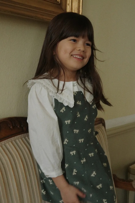 Детская хлопковая рубашка COEUR COLLAR SHIRT GOTS Konges Sløjd, белый
Детская хлопковая рубашка COEUR COLLAR SHIRT GOTS Konges Sløjd, белый