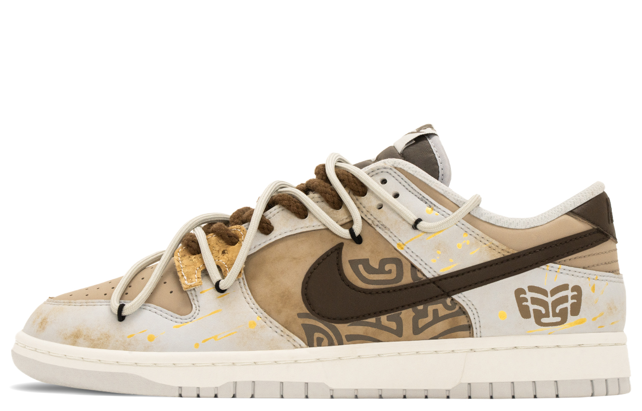 Nike Кроссовки для скейтбординга Dunk Copper Face Beast с устойчивым к истиранию верхом, низкие, мужские, бело-коричневые
Nike Кроссовки для скейтбординга Dunk Copper Face Beast с устойчивым к истиранию верхом, низкие, мужские, бело-коричневые