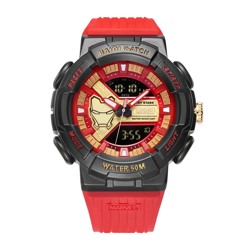 MARVEL Часы Hero Collection Electronic Movement TPU Strap Watch Men's Watch Black Dial M-5039R
MARVEL Часы Hero Collection Electronic Movement TPU Strap Watch Men's Watch Black Dial M-5039R
