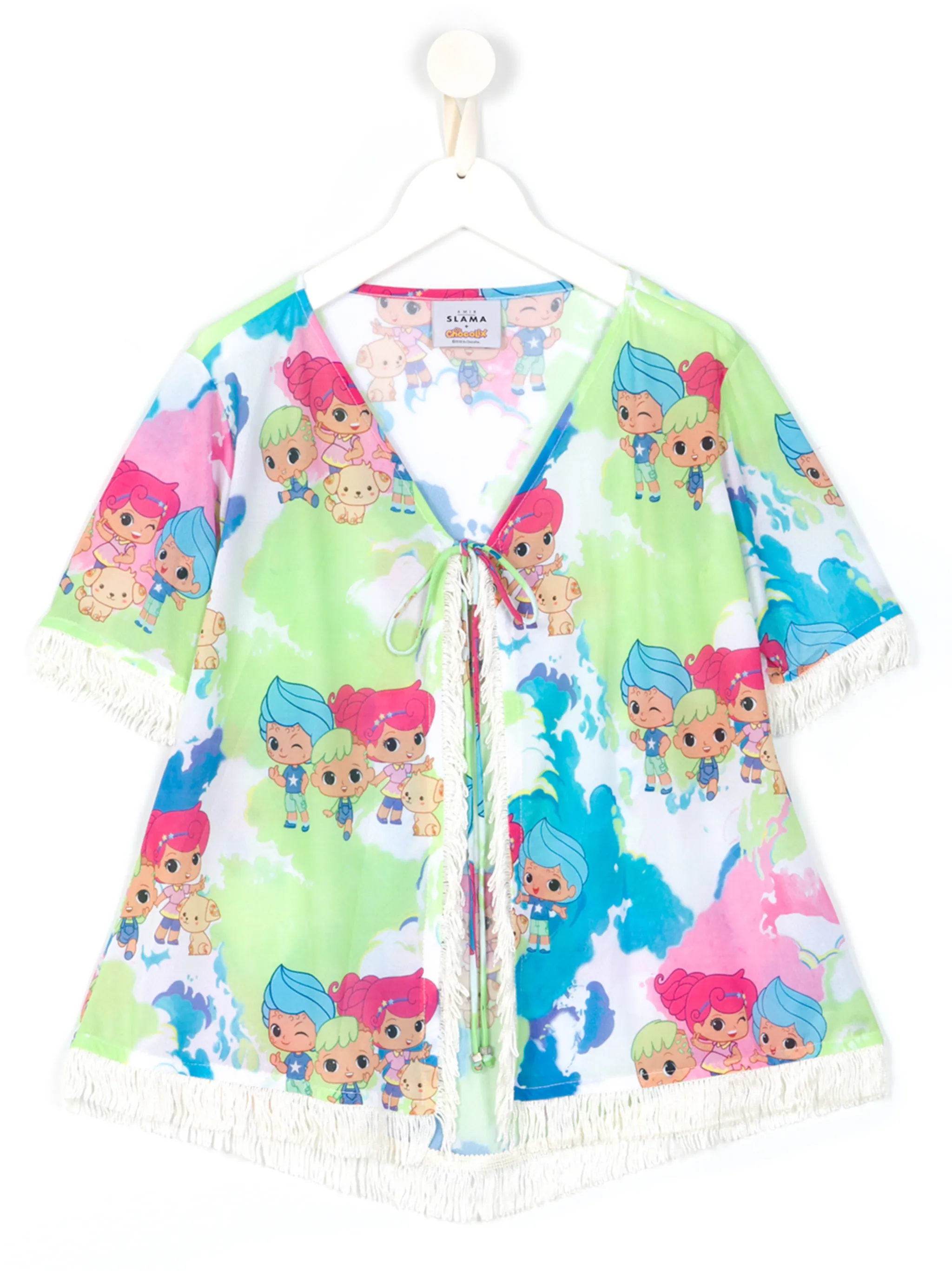 Платье Kimono с бахромой Amir Slama, мультиколор
Платье Kimono с бахромой Amir Slama, мультиколор