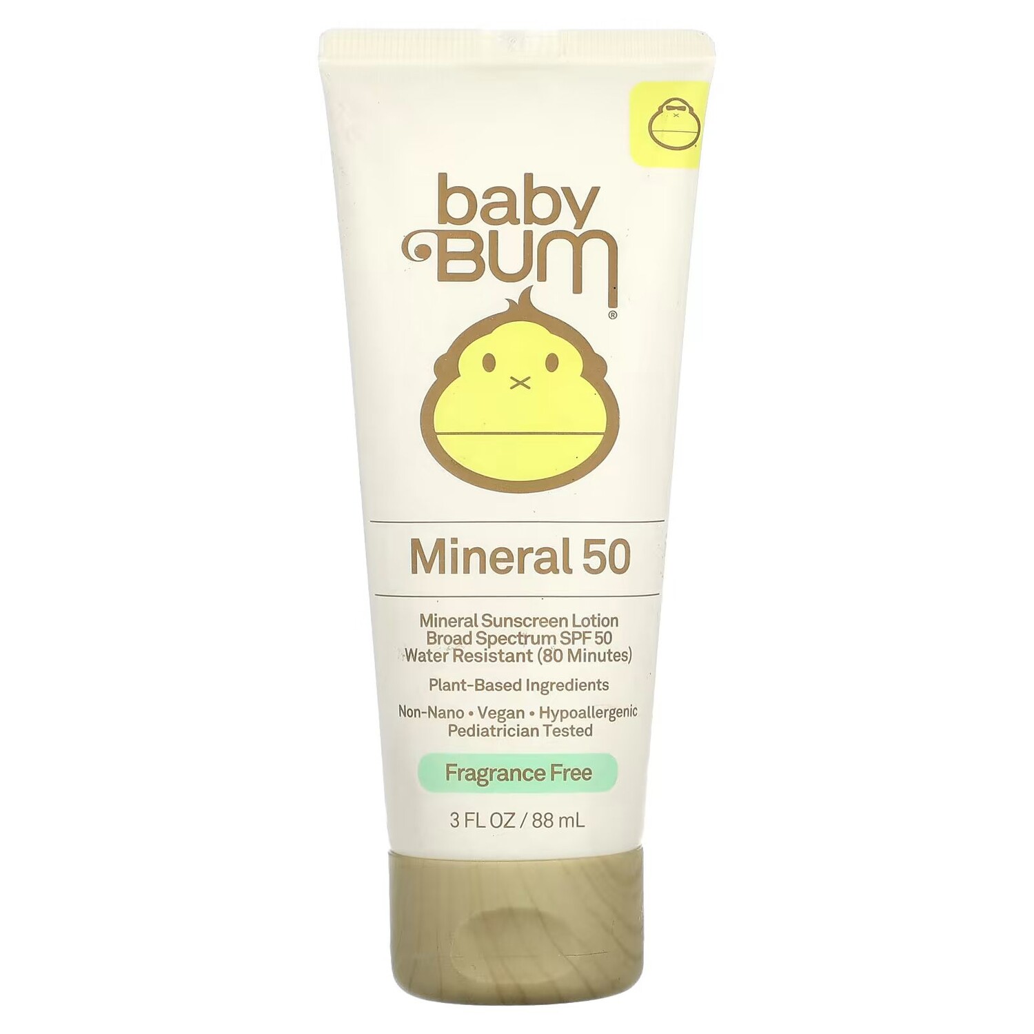 Минеральный солнцезащитный лосьон, SPF 50, без отдушек, 3 жидких унции (88 мл) Sun Bum
Минеральный солнцезащитный лосьон, SPF 50, без отдушек, 3 жидких унции (88 мл) Sun Bum