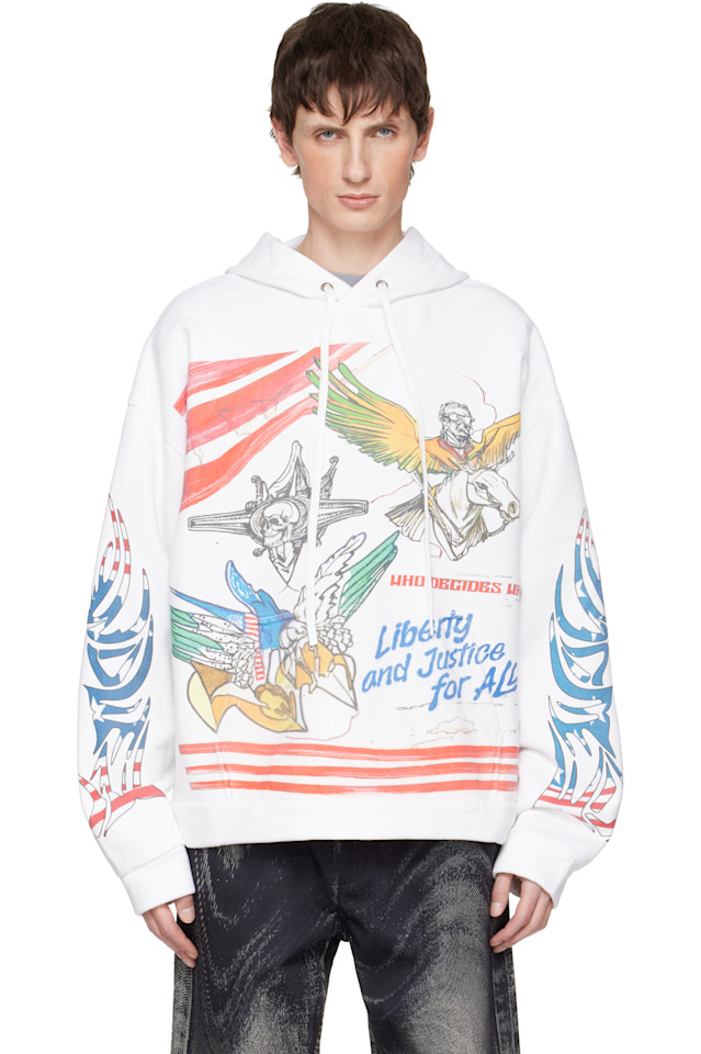 Who Decides War Белая толстовка с капюшоном "Liberty", Белый, Who Decides War Белая толстовка с капюшоном "Liberty"
Who Decides War Белая толстовка с капюшоном "Liberty", Белый, Who Decides War Белая толстовка с капюшоном "Liberty"
