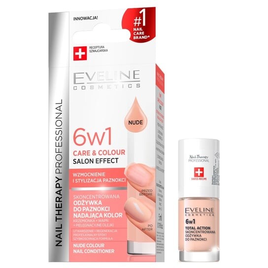 Кондиционер для ногтей 6в1 Color-Nude 5мл Eveline Cosmetics Color
Кондиционер для ногтей 6в1 Color-Nude 5мл Eveline Cosmetics Color