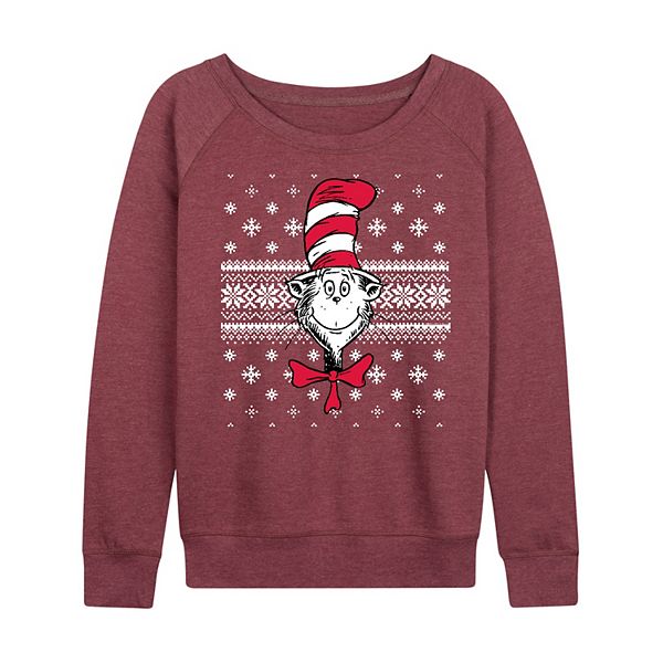 Женская футболка с длинным рукавом The Cat in the Hat с новогодним принтом Dr. Seuss, Heather Maroon
Женская футболка с длинным рукавом The Cat in the Hat с новогодним принтом Dr. Seuss, Heather Maroon