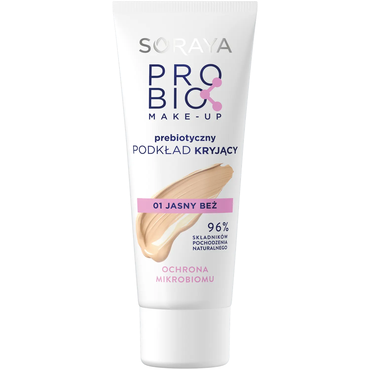 Тональный крем для лица с пребиотиком светло-бежевый Soraya Probio, 30 мл
Тональный крем для лица с пребиотиком светло-бежевый Soraya Probio, 30 мл