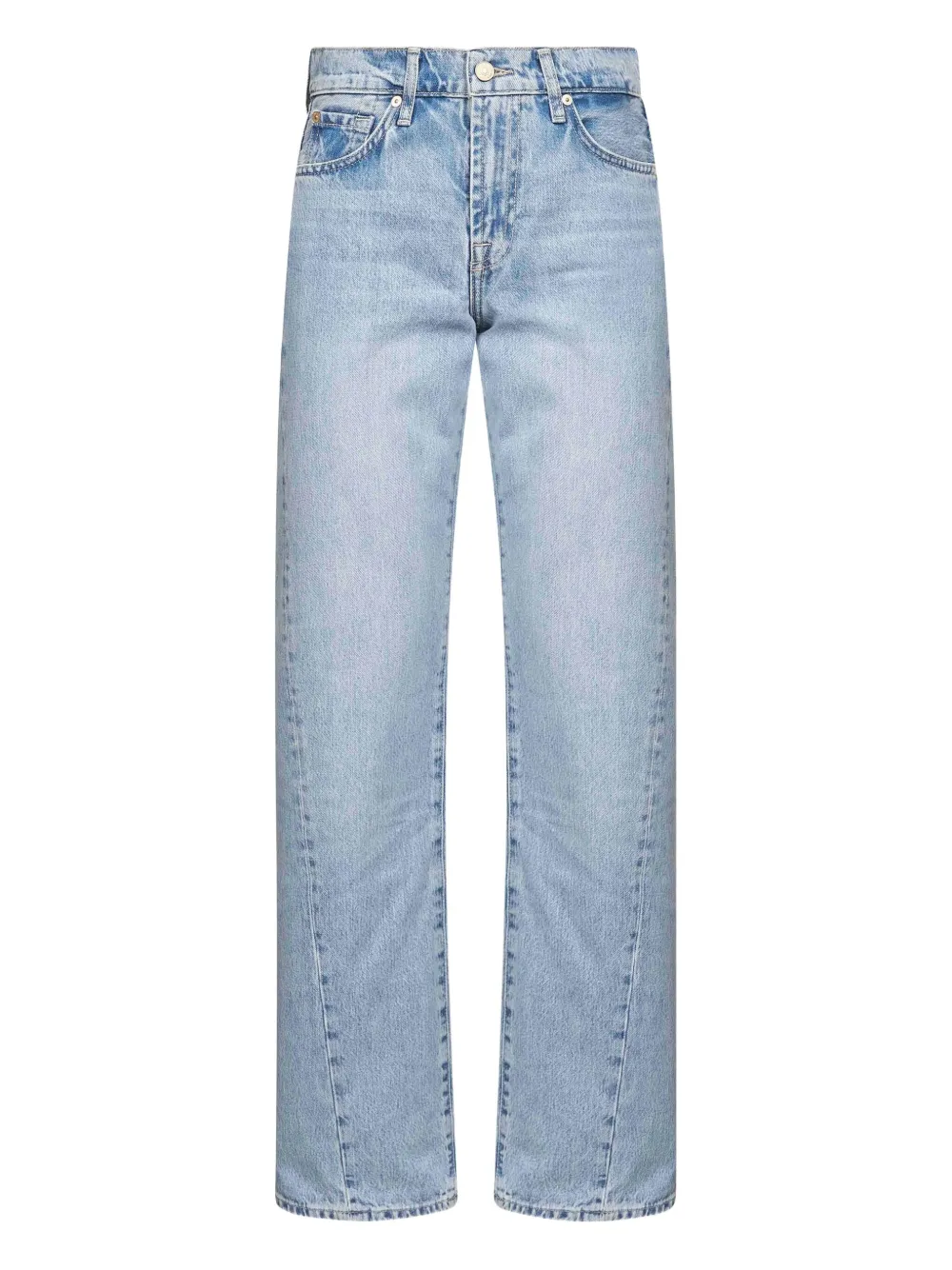 Джинсы с пятью карманами и заплатками сзади 7 For All Mankind, синий
Джинсы с пятью карманами и заплатками сзади 7 For All Mankind, синий