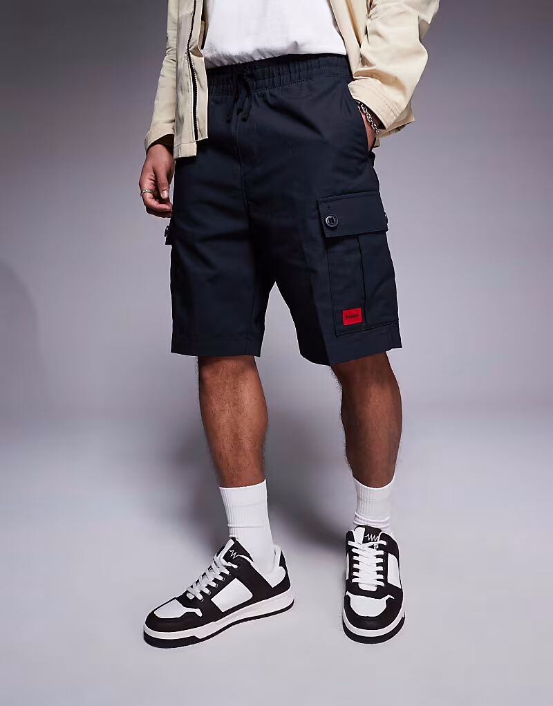 HUGO RED спортивные шорты-карго с логотипом Garlio label черного цвета
HUGO RED спортивные шорты-карго с логотипом Garlio label черного цвета