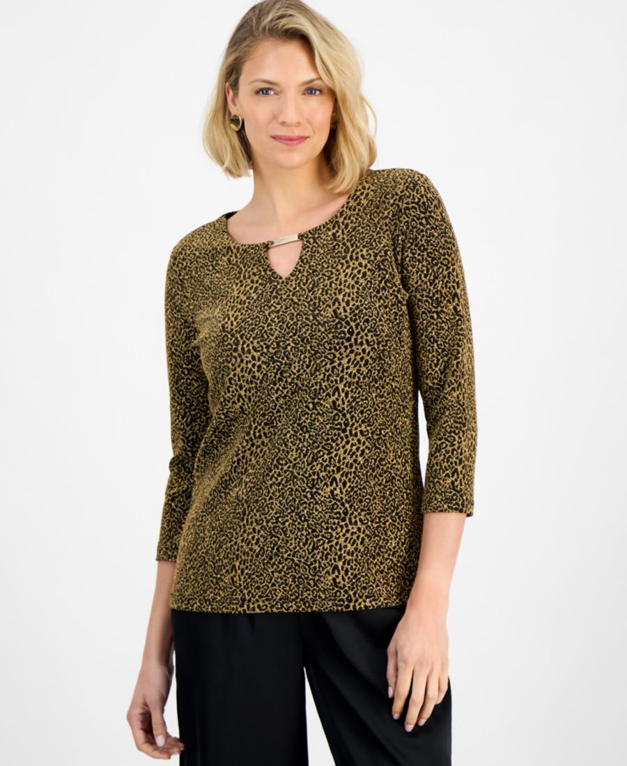 Топ Petite Cheetah Shine Party Top JM Collection, Deep Black Combo
Топ Petite Cheetah Shine Party Top JM Collection, Deep Black Combo