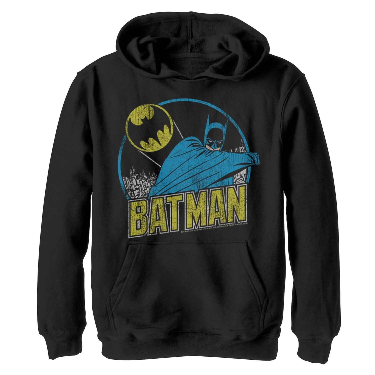 Флисовая толстовка с изображением Бэтмена и символом летучей мыши в винтажном стиле для мальчиков 8–20 лет Licensed Character
Флисовая толстовка с изображением Бэтмена и символом летучей мыши в винтажном стиле для мальчиков 8–20 лет Licensed Character